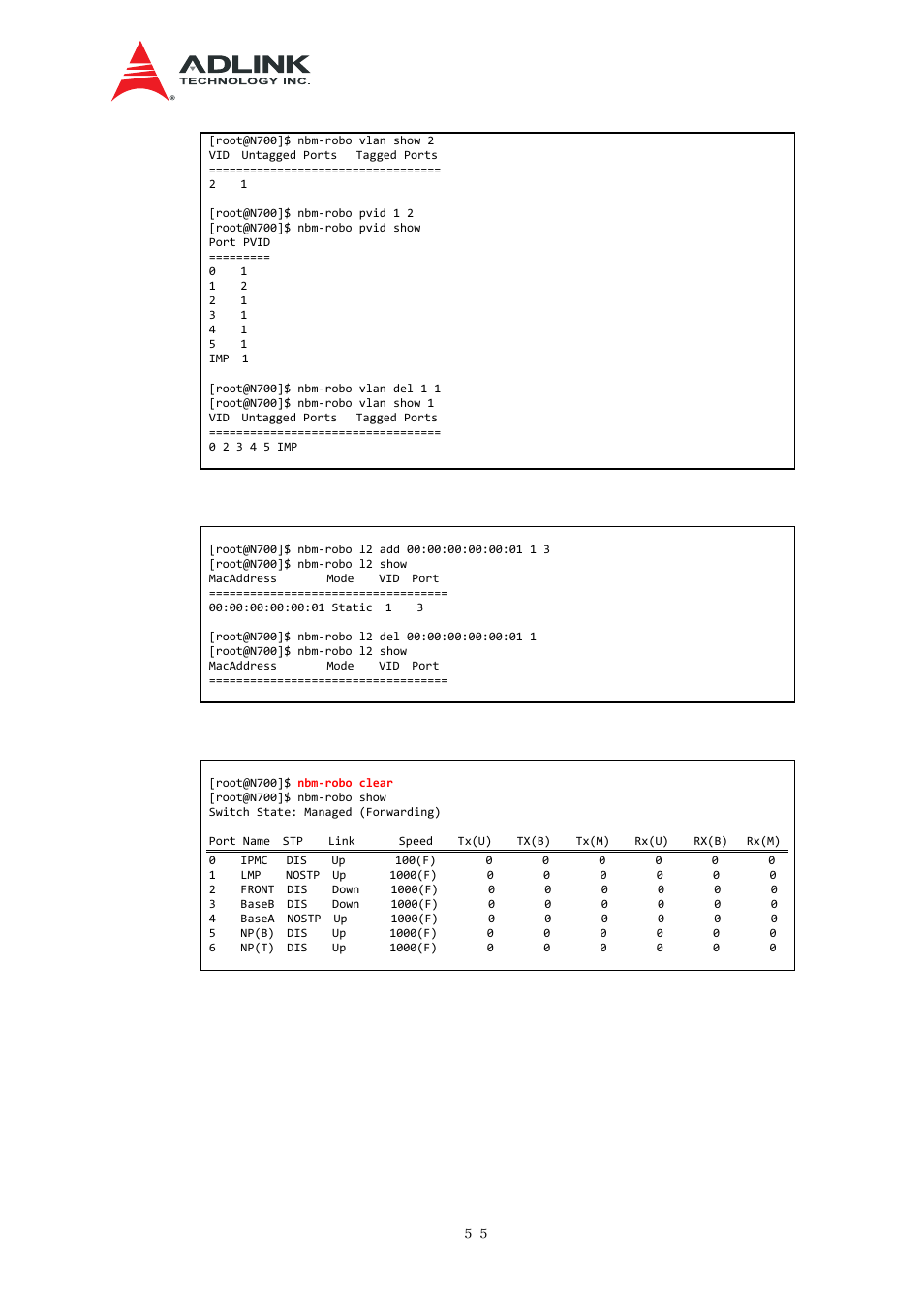 ADLINK aTCA-N700 User Manual | Page 61 / 76