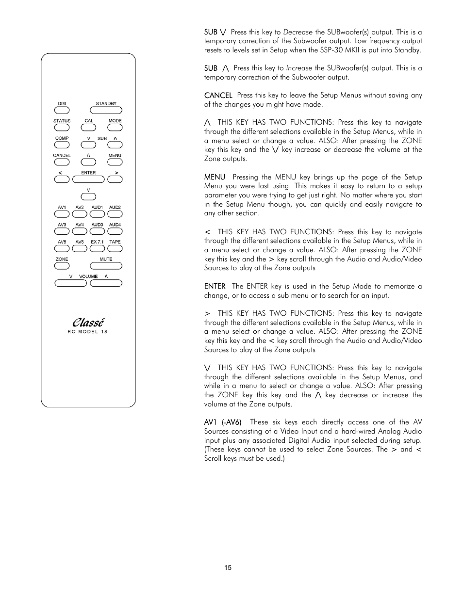 Classe Audio SSP-30 MKII User Manual | Page 15 / 32