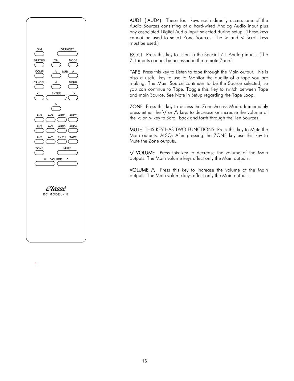 Classe Audio SSP-30 MKII User Manual | Page 16 / 32