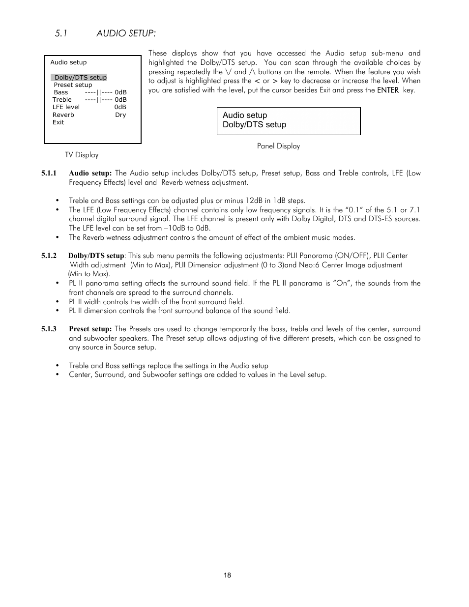 1audio setup | Classe Audio SSP-30 MKII User Manual | Page 18 / 32