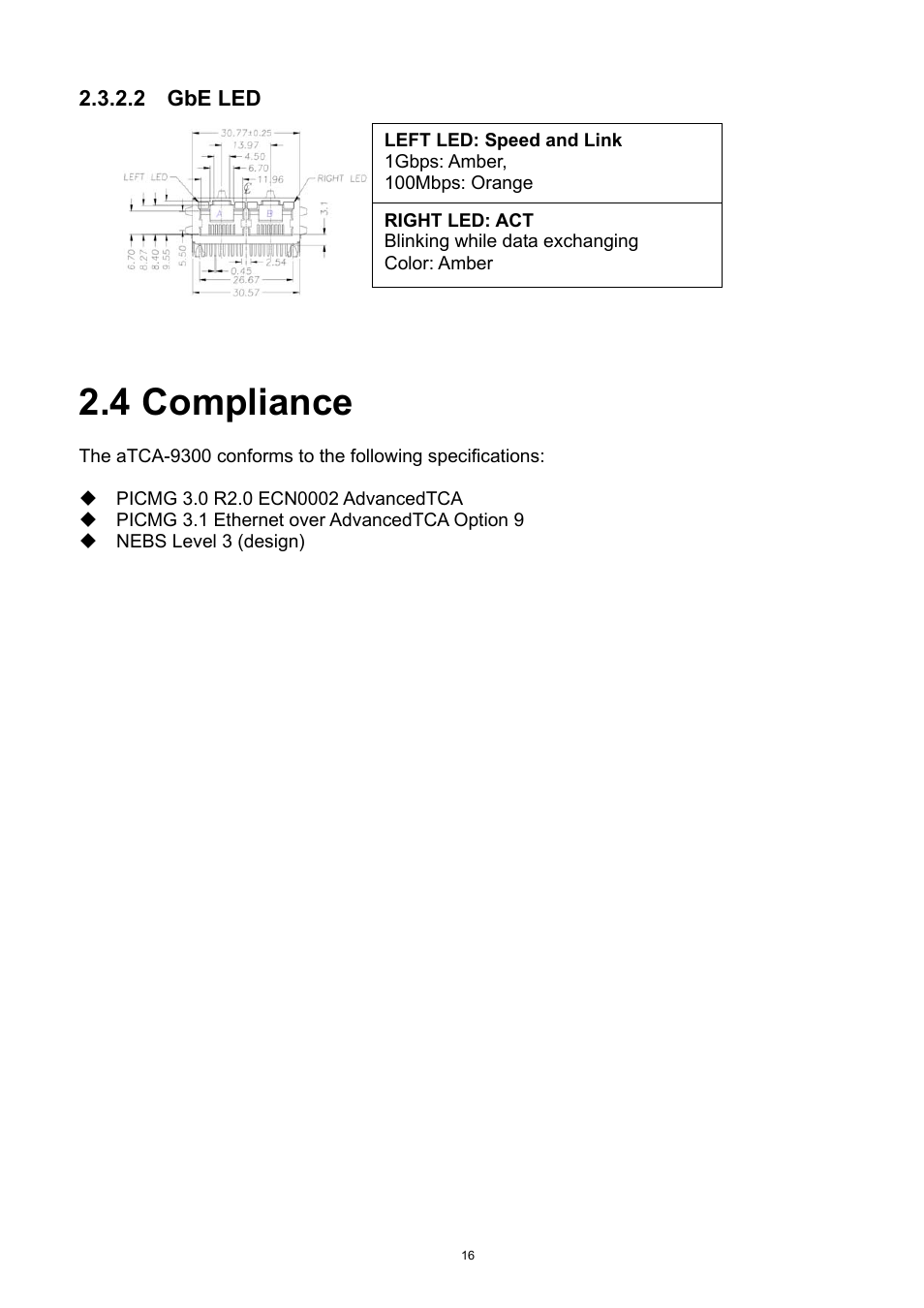 4 compliance, Compliance | ADLINK aTCA-9300 User Manual | Page 16 / 80