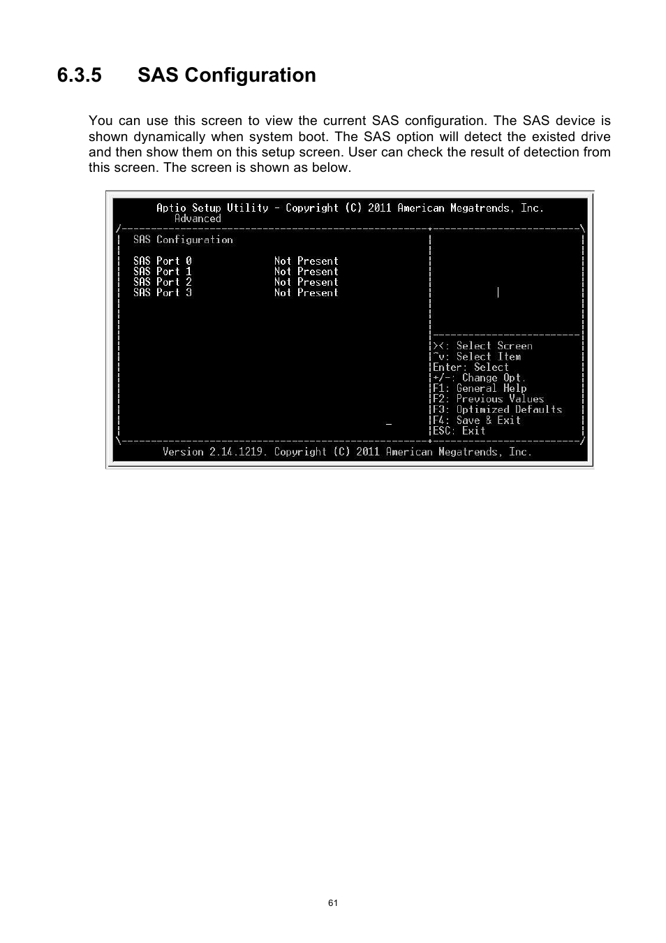 Sas configuration, 5 sas configuration | ADLINK aTCA-6250 User Manual | Page 61 / 91