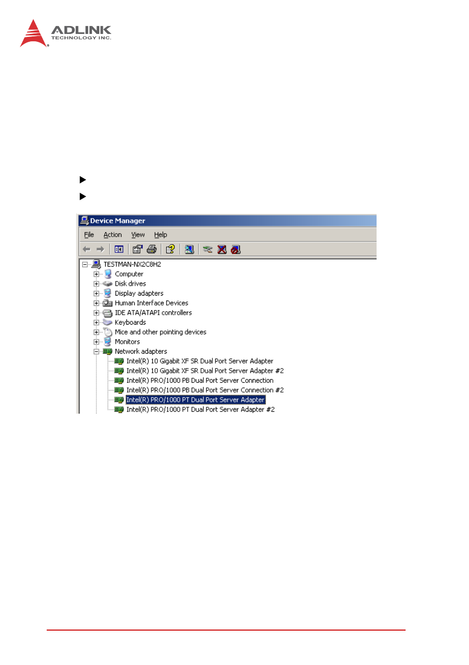 2 lan driver installation, Lan driver installation | ADLINK aTCA-6155 User Manual | Page 68 / 112