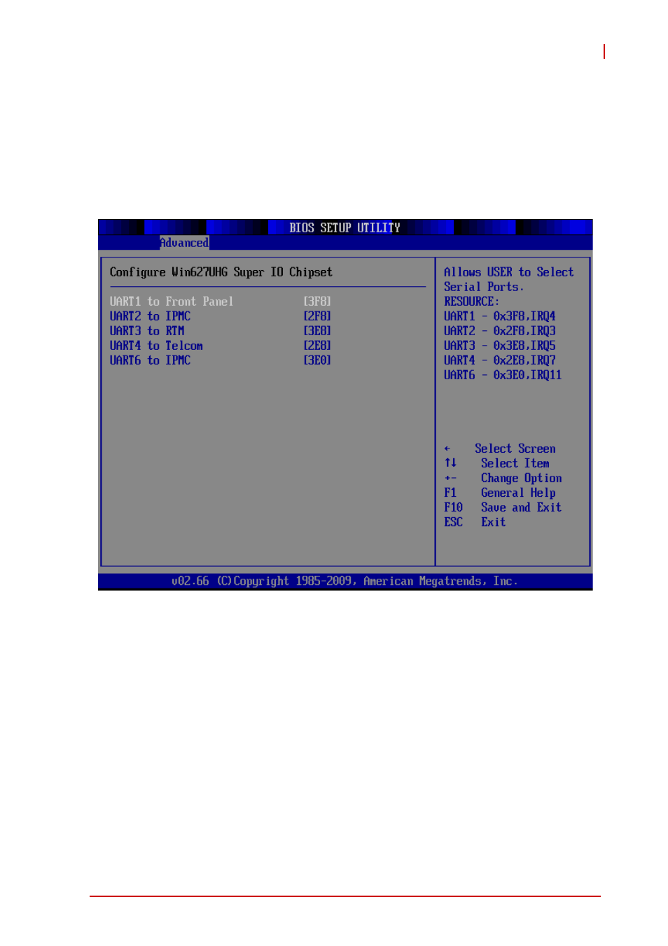 2 super io configuration | ADLINK aTCA-6155 User Manual | Page 85 / 112