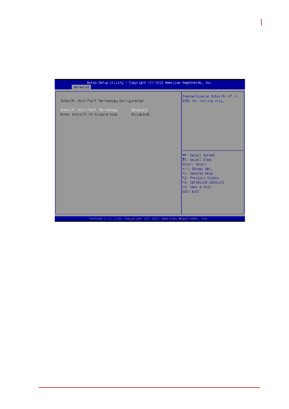 6 intel ® anti-theft technology configuration, Intel® anti-theft support | ADLINK cPCI-3510 Series User Manual | Page 113 / 148