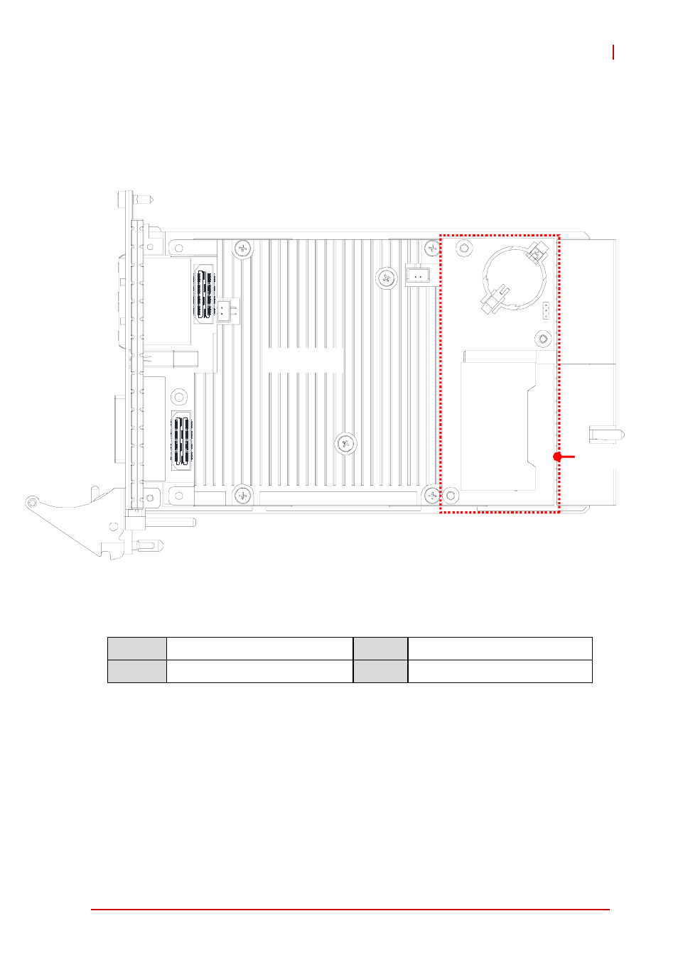 2 cpci-3510 blade assembly layout, Cpci-3510 blade assembly layout, Figure 4-3: cpci-3510 blade assembly layout | ADLINK cPCI-3510 Series User Manual | Page 45 / 148