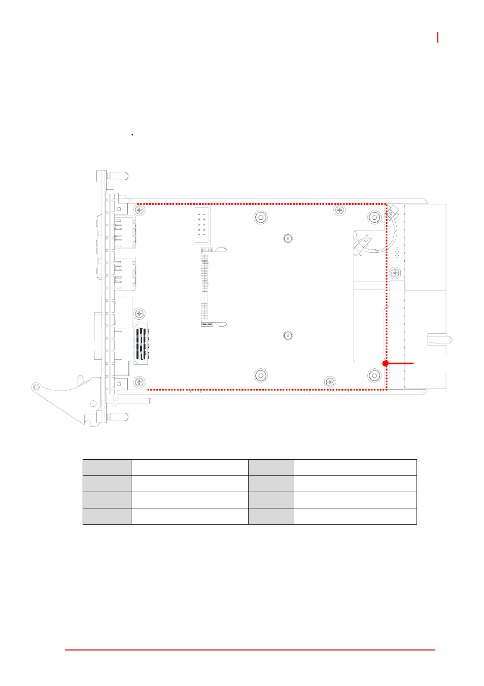 4 cpci-3510g blade assembly layout, Cpci-3510g blade assembly layout, Figure 4-5: cpci-3510g blade assembly layout | ADLINK cPCI-3510 Series User Manual | Page 47 / 148