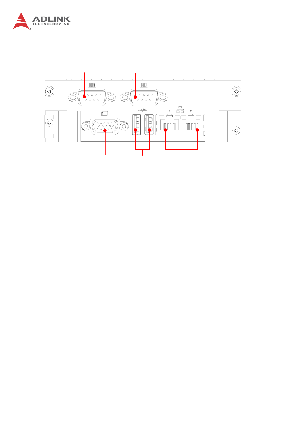 10 cpci-r3p00(t) rtm faceplate, Figure 4-11: cpci-r3p00(t) rtm front panel | ADLINK cPCI-3510 Series User Manual | Page 54 / 148