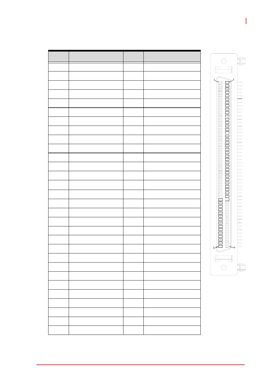 Cpci-3510m 100-pin i/o connector (cn4) | ADLINK cPCI-3510 Series User Manual | Page 65 / 148