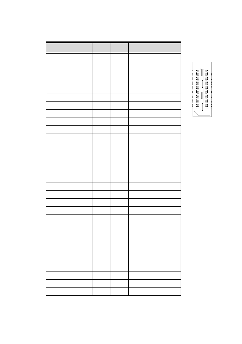 Db-3610l2 connector (cn1), Table 4-23: db-3610l2 connector pin definition | ADLINK cPCI-3510 Series User Manual | Page 69 / 148