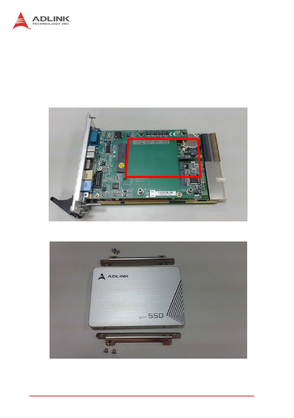 2 sata drive installation, Installing a sata drive - cpci-3510d/g/p/l/m, Sata drive installation | Sata drive | ADLINK cPCI-3510 Series User Manual | Page 82 / 148