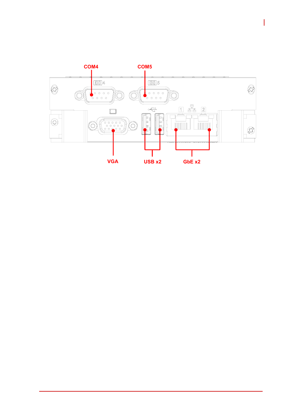10 cpci-r3p00(t) rtm faceplate, Figure 4-10: cpci-r3p00(t) rtm front panel | ADLINK cPCI-3970 Series User Manual | Page 53 / 158