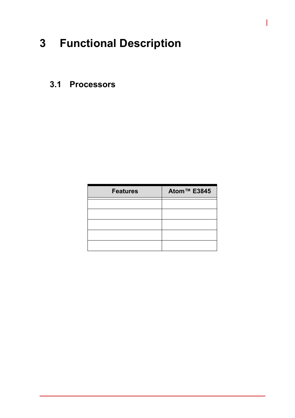 3 functional description, 1 processors, Processors | 3functional description | ADLINK cPCI-3620 User Manual | Page 29 / 102