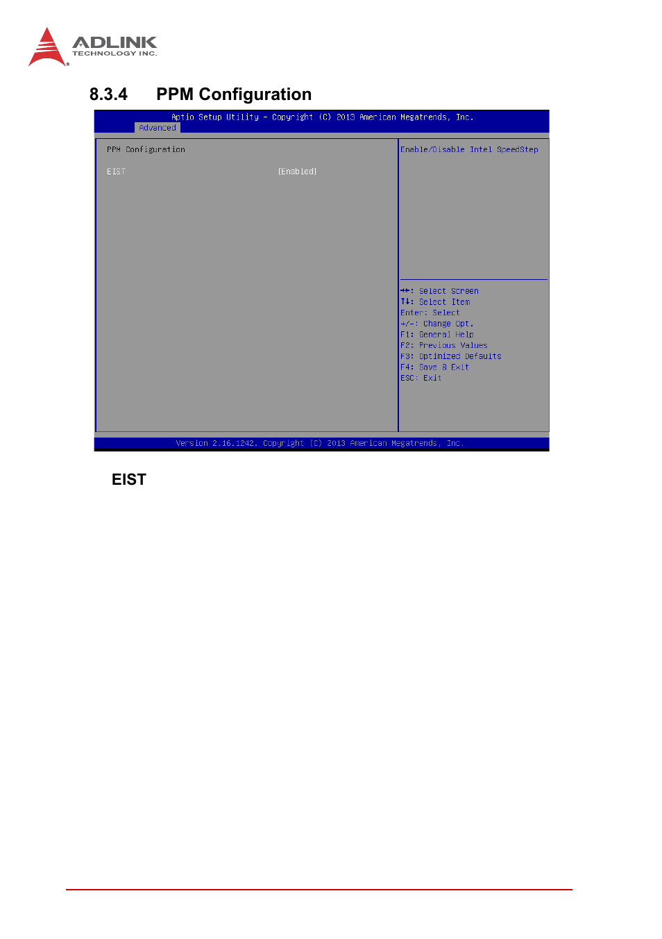 4 ppm configuration, Eist | ADLINK cPCI-3620 User Manual | Page 84 / 102