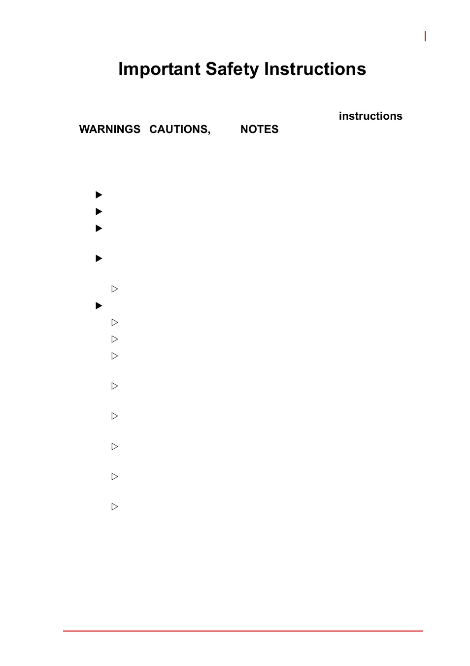 Important safety instructions | ADLINK cPCI-3620 User Manual | Page 99 / 102