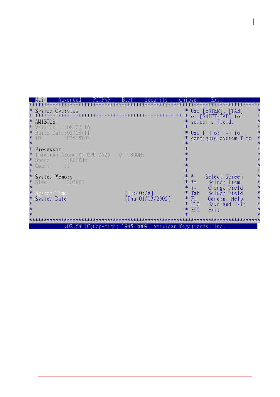 2 main setup, System time/system date, 3 advanced bios setup | Main setup, Advanced bios setup | ADLINK cPCI-3615 User Manual | Page 91 / 114