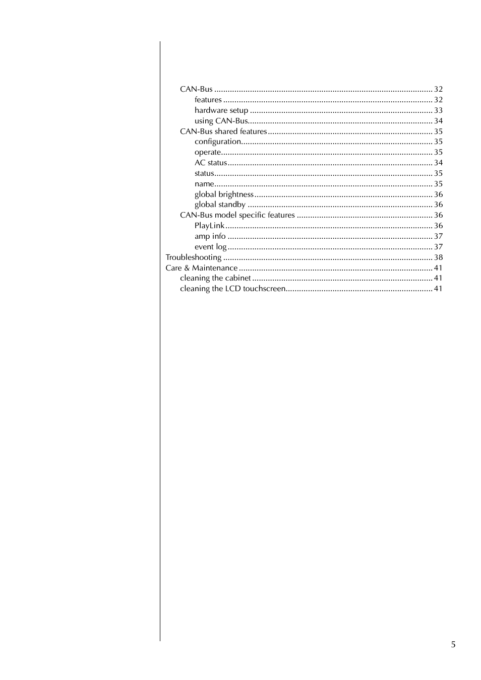 Classe Audio CP-500 User Manual | Page 5 / 44