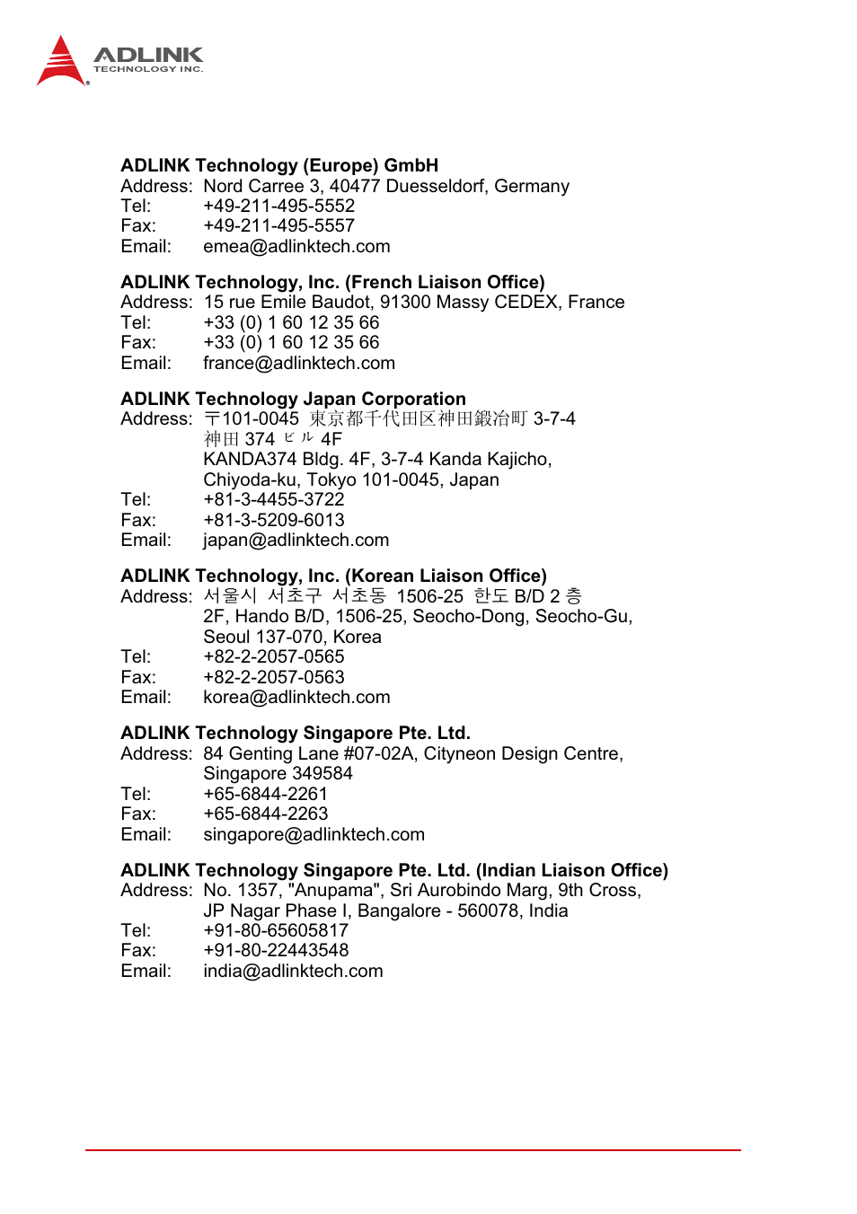 ADLINK cPCI-3615 User Manual | Page 110 / 110