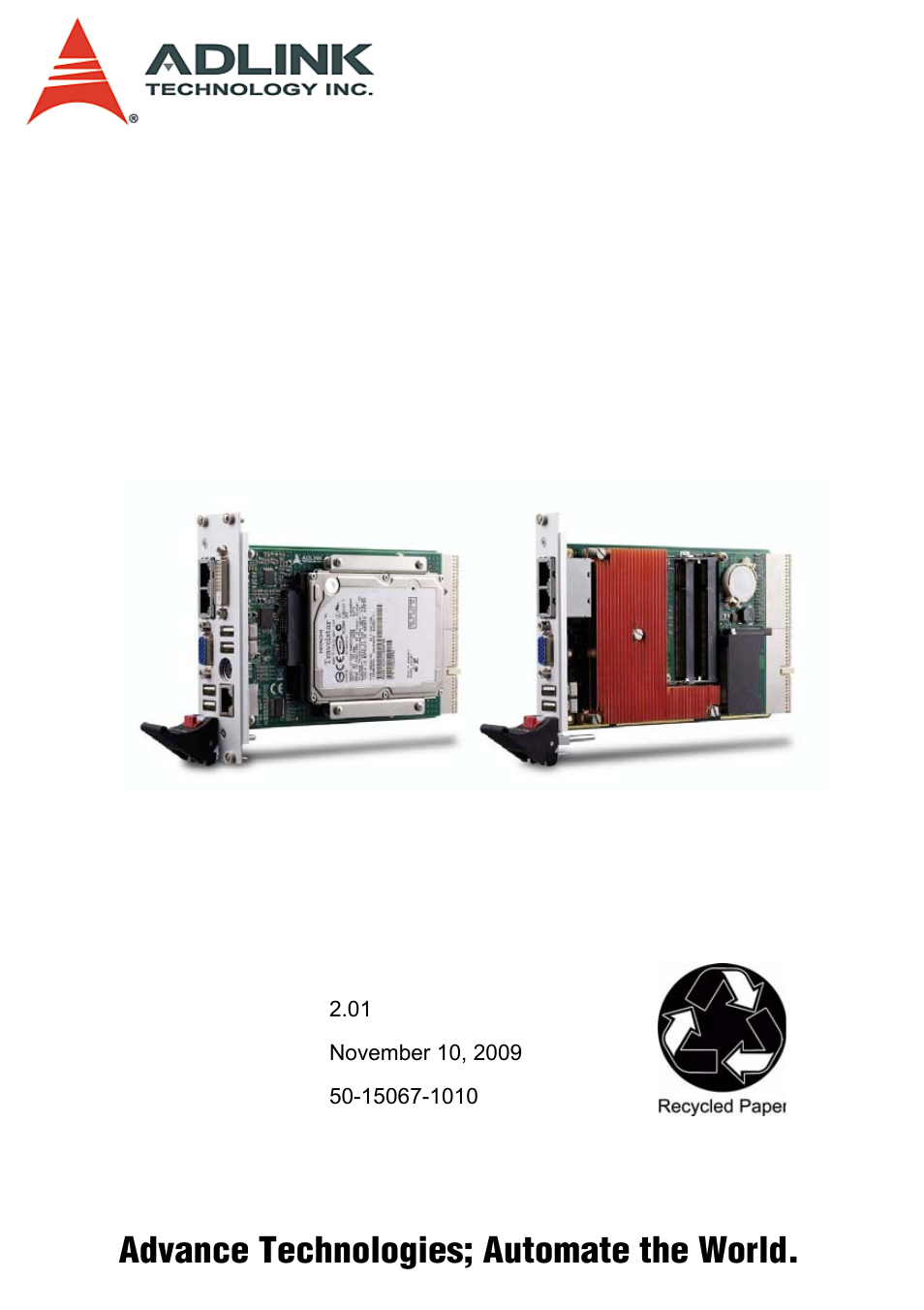 ADLINK cPCI-3965 User Manual | 92 pages