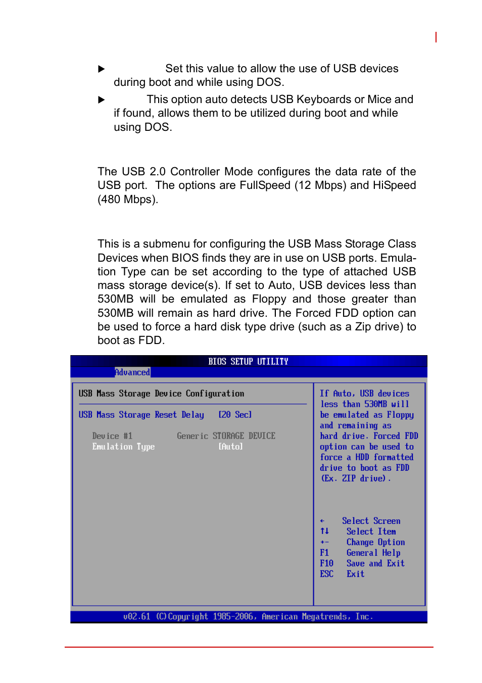 Usb 2.0 controller mode, Usb mass storage device configuration | ADLINK cPCI-3965 User Manual | Page 77 / 92