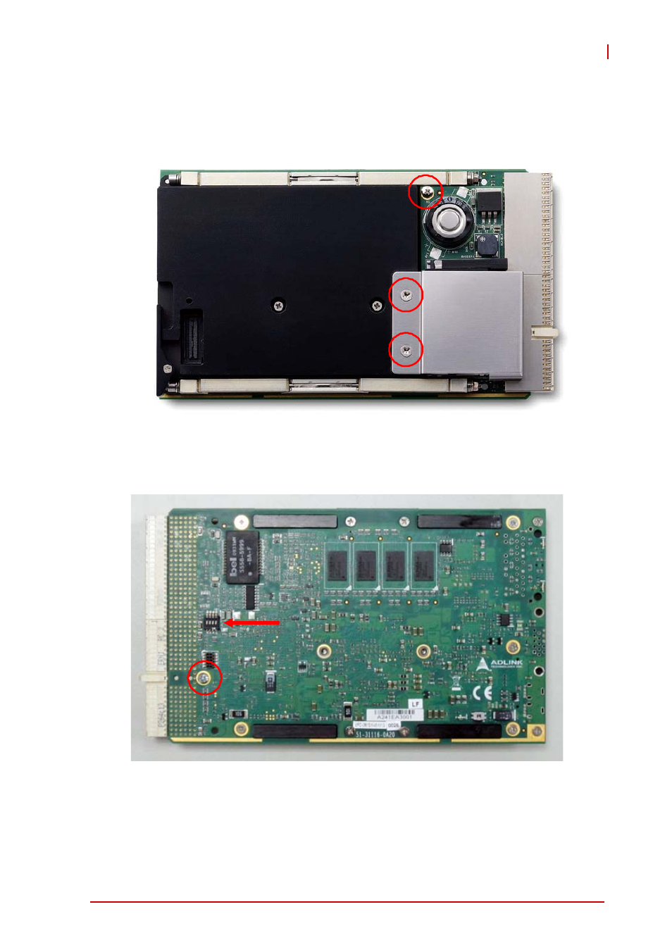 Removing the db-3610cf adapter board | ADLINK CT-31 User Manual | Page 33 / 78
