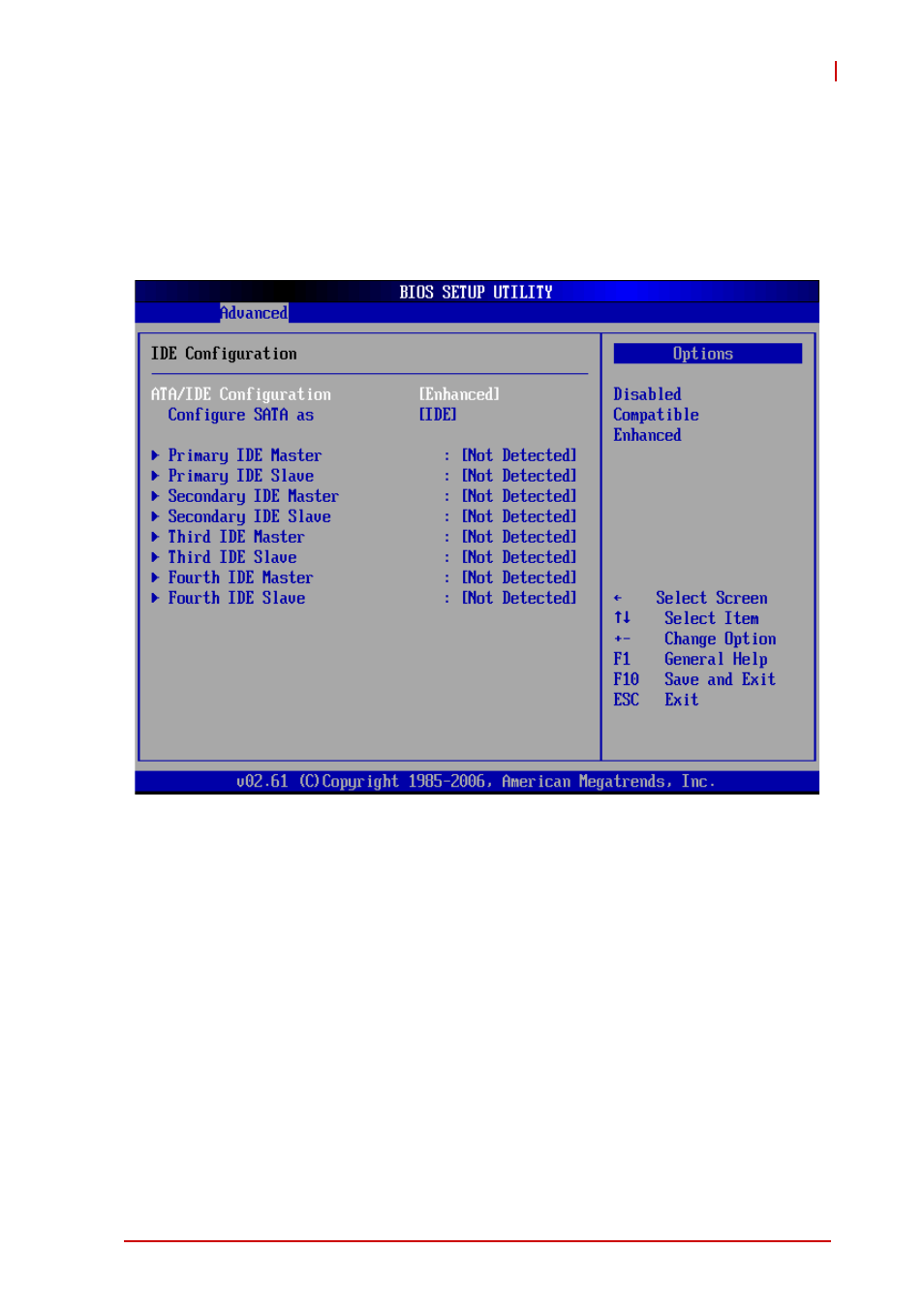 2 ide configuration, Ata/ide configuration, Configure sata as | Ide master/slave | ADLINK CT-31 User Manual | Page 57 / 78