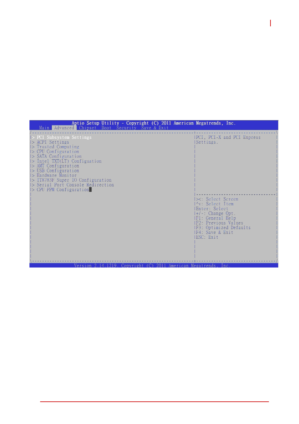 3 advanced bios setup, Advanced bios setup | ADLINK cPCI-6520 User Manual | Page 83 / 130