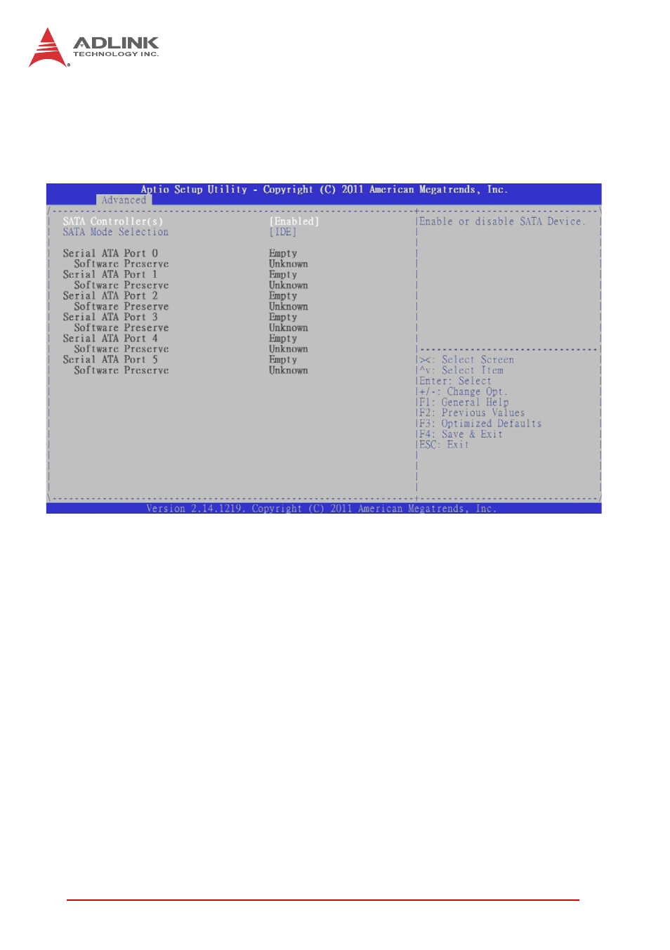 5 sata configuration, Sata controller(s), Sata mode selection | Sata port 0~5, Staggered spin-up | ADLINK cPCI-6520 User Manual | Page 90 / 130