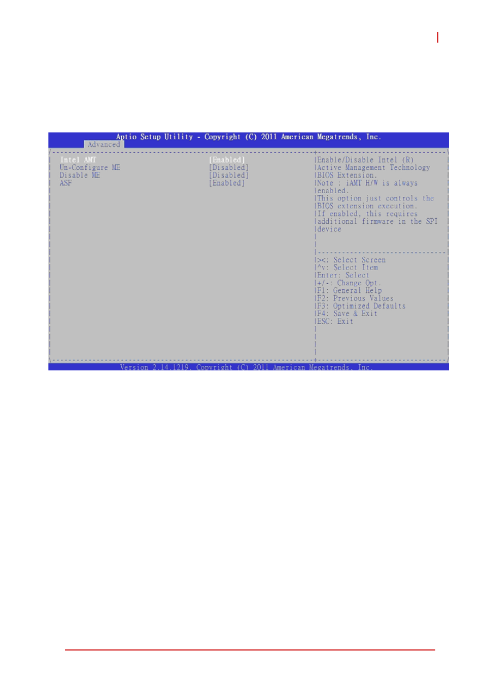 7 amt configuration, Intel amt, Un-configure me | Disable me | ADLINK cPCI-6520 User Manual | Page 93 / 130