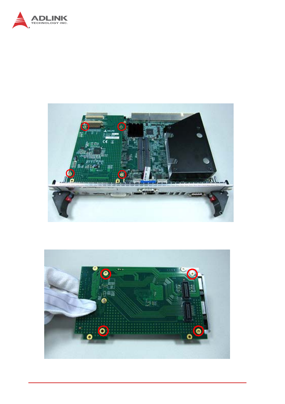 5 pmc/xmc module installation, Installing a pmc/xmc module, Pmc/xmc module installation | ADLINK cPCI-6210 User Manual | Page 74 / 140