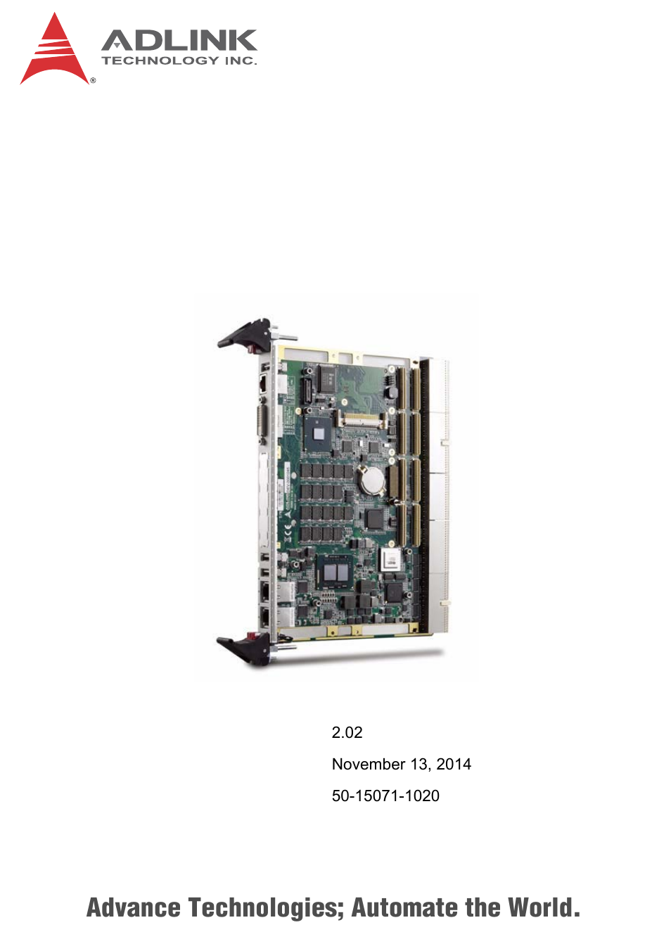 ADLINK cPCI-6510 User Manual | 110 pages