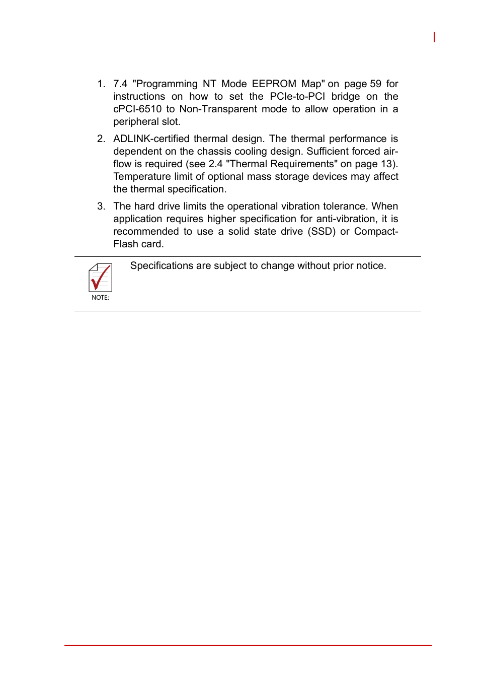 ADLINK cPCI-6510 User Manual | Page 23 / 110