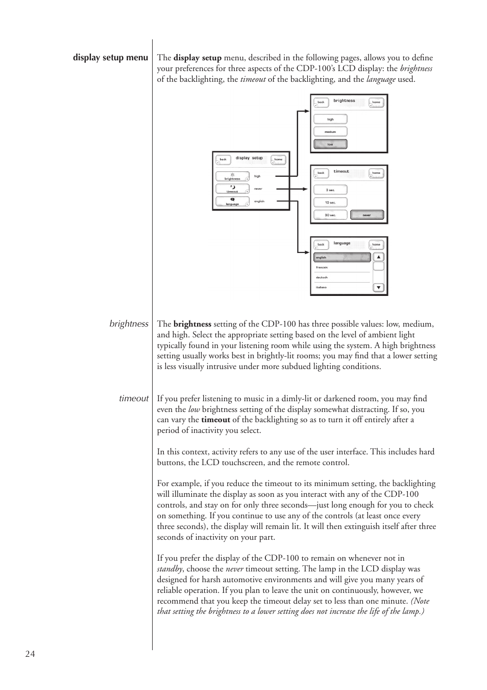 Classe Audio CDP-100 User Manual | Page 24 / 32