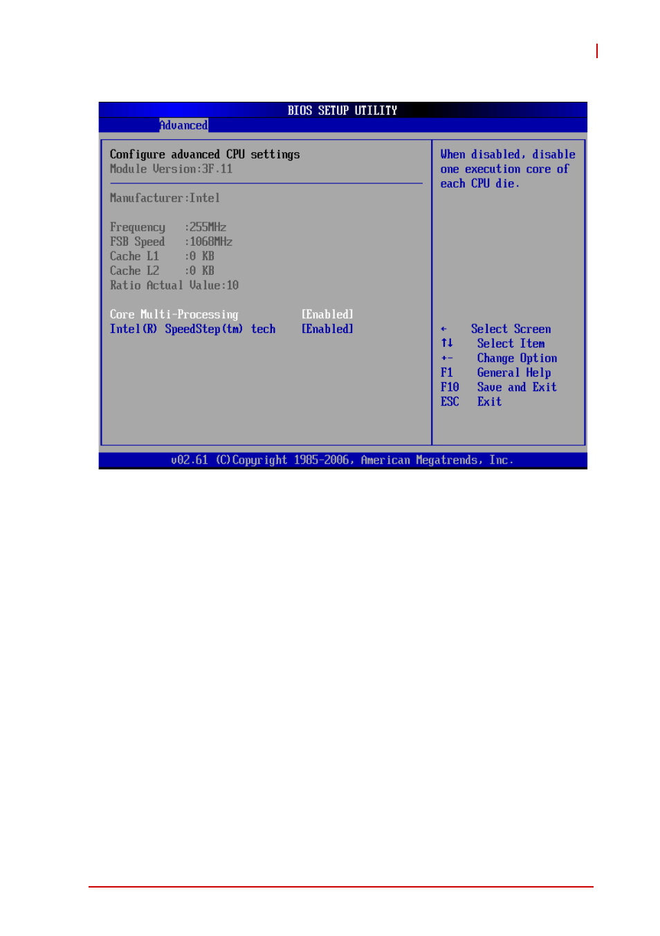 Core multi-processing, Intel®speedstep™ tech | ADLINK cPCI-6870 User Manual | Page 83 / 118