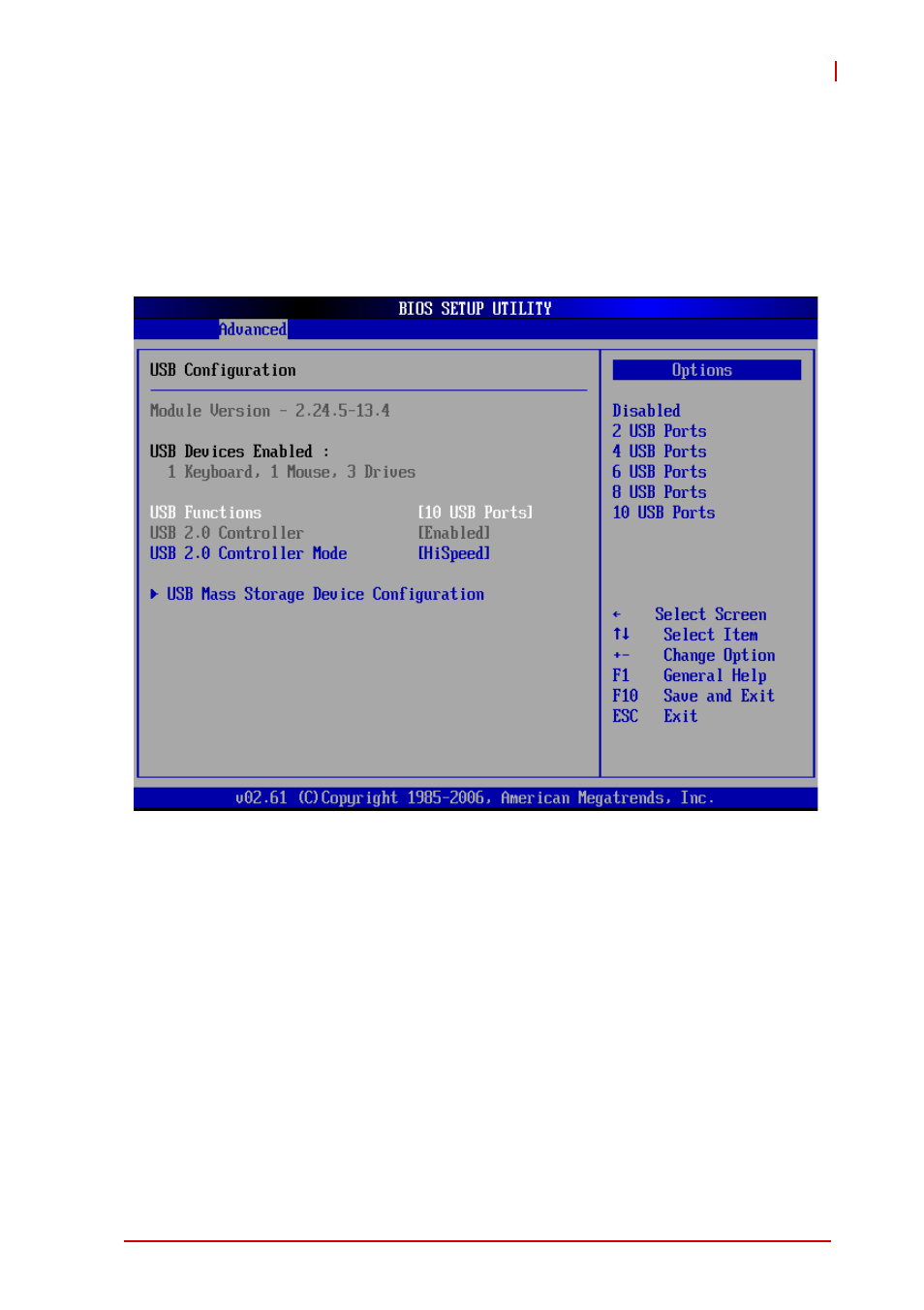 Usb configuration, Usb functions, Usb 2.0 controller | ADLINK cPCI-6870 User Manual | Page 89 / 118