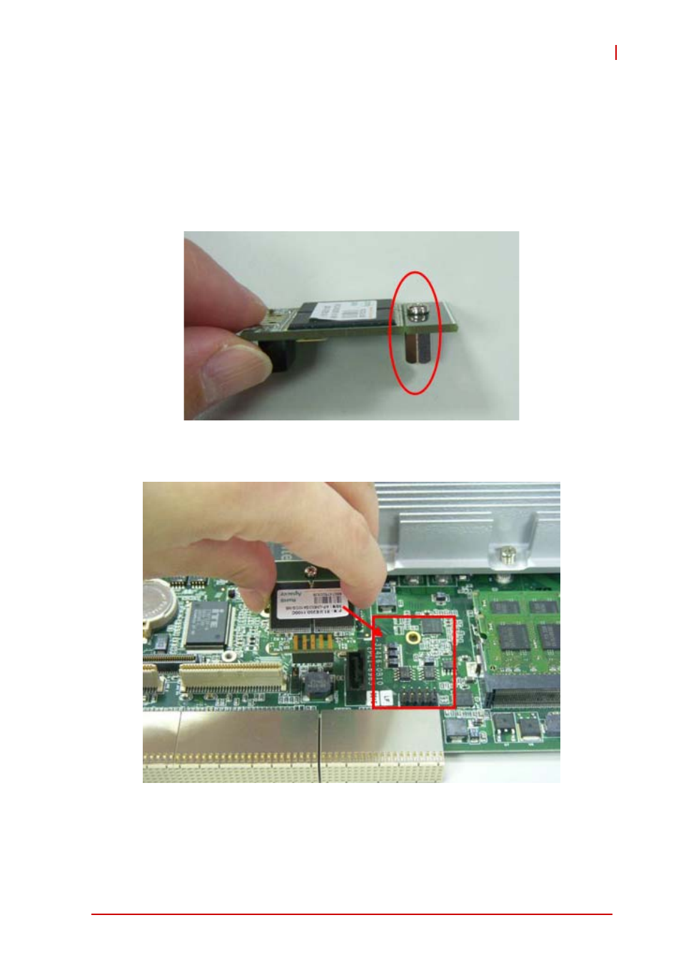 6 usb flash disk module installation, Usb flash disk module installation | ADLINK cPCI-6965 User Manual | Page 73 / 116