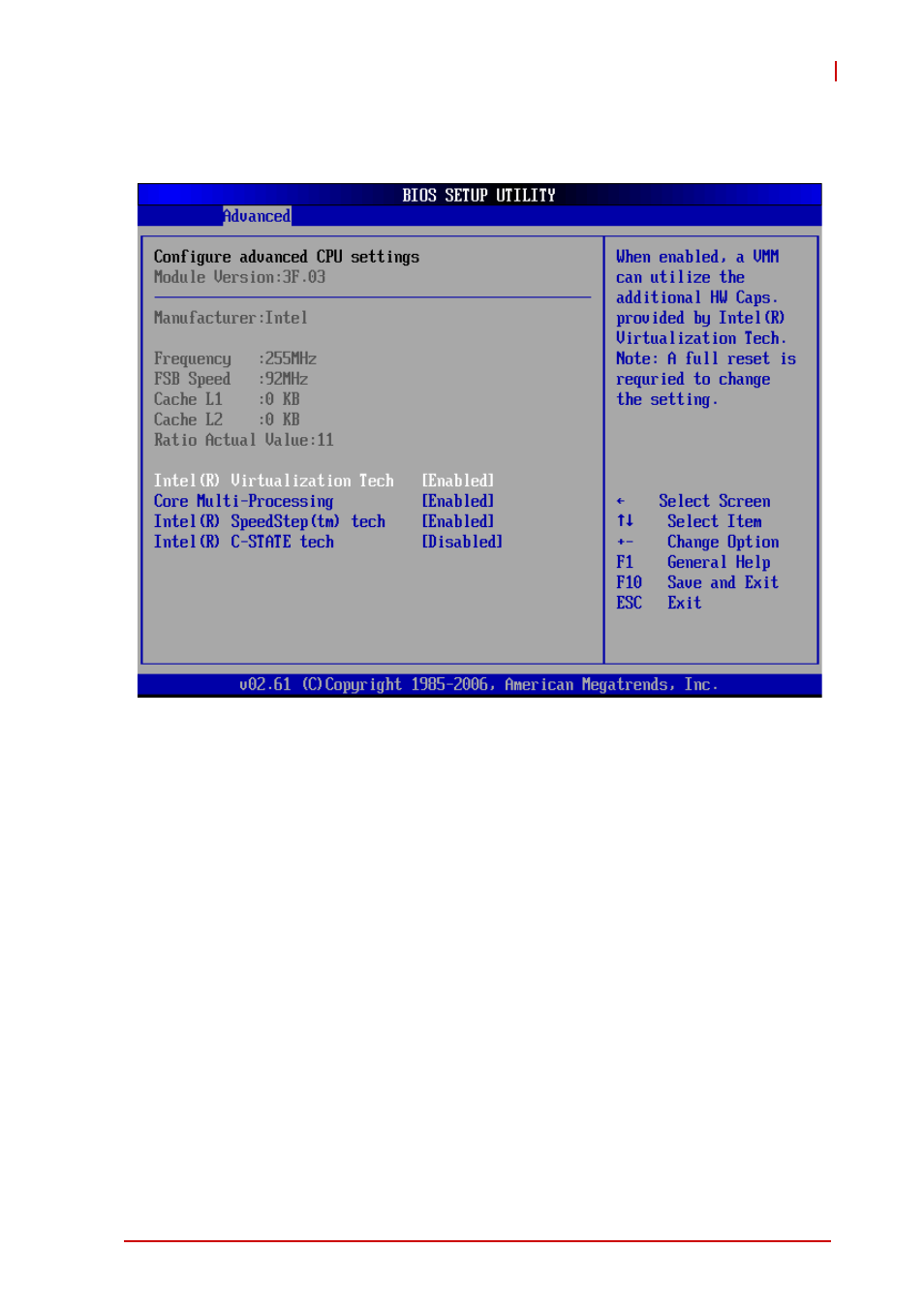 Intel(r) virtualization tech, Core multi-processing, Intel®speedstep™ tech | ADLINK cPCI-6965 User Manual | Page 91 / 116