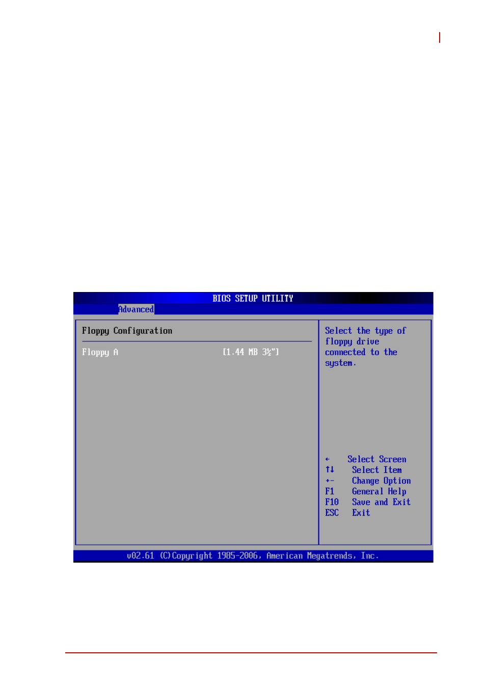 Legacy ide channels, Ide master/slave, Floppy configuration | ADLINK cPCI-6965 User Manual | Page 93 / 116