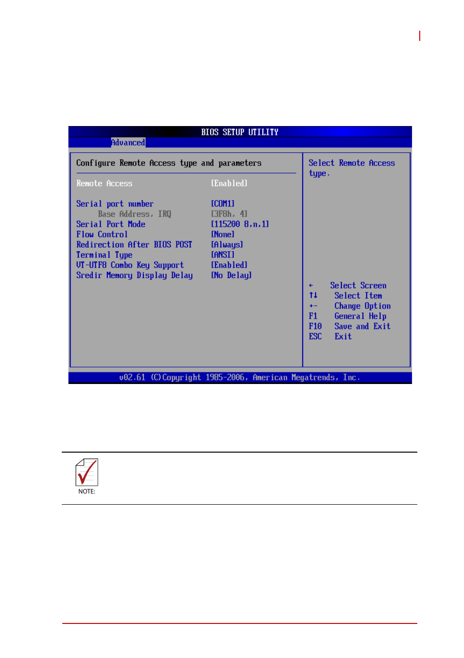 Remote access configuration, Remote access, Serial port number | ADLINK cPCI-6965 User Manual | Page 97 / 116