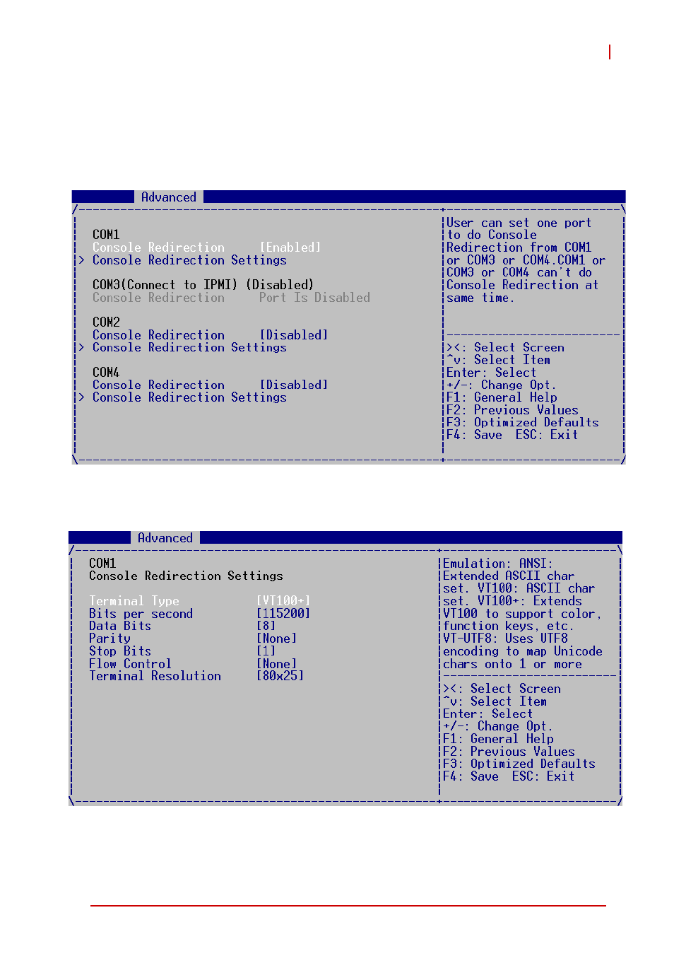 Console redirection | ADLINK CT-61 User Manual | Page 65 / 88