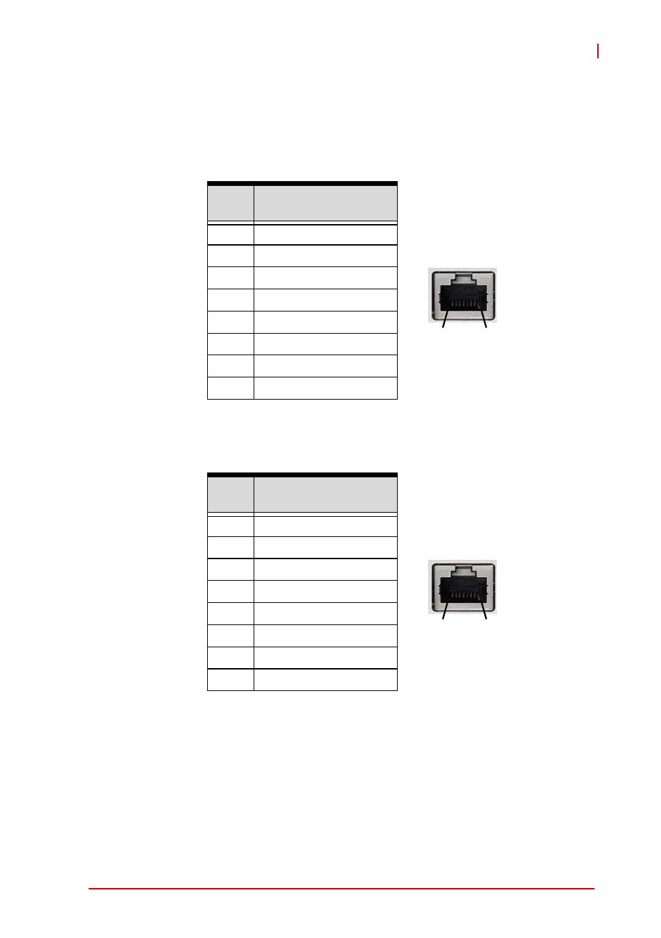 4 connector pinouts, Uart com connector (cn6), Rj-45 10/100base-t mgmt. ethernet connector (rj4) | Connector pinouts | ADLINK cPCI-6S10 User Manual | Page 19 / 92