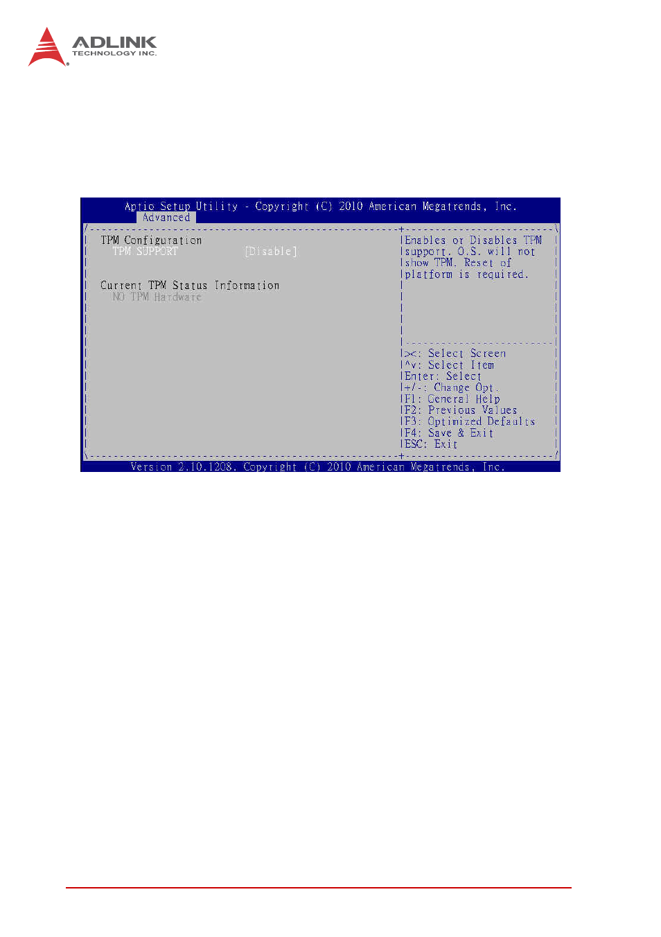 Trusted computing | ADLINK cPCI-3971 User Manual | Page 126 / 158