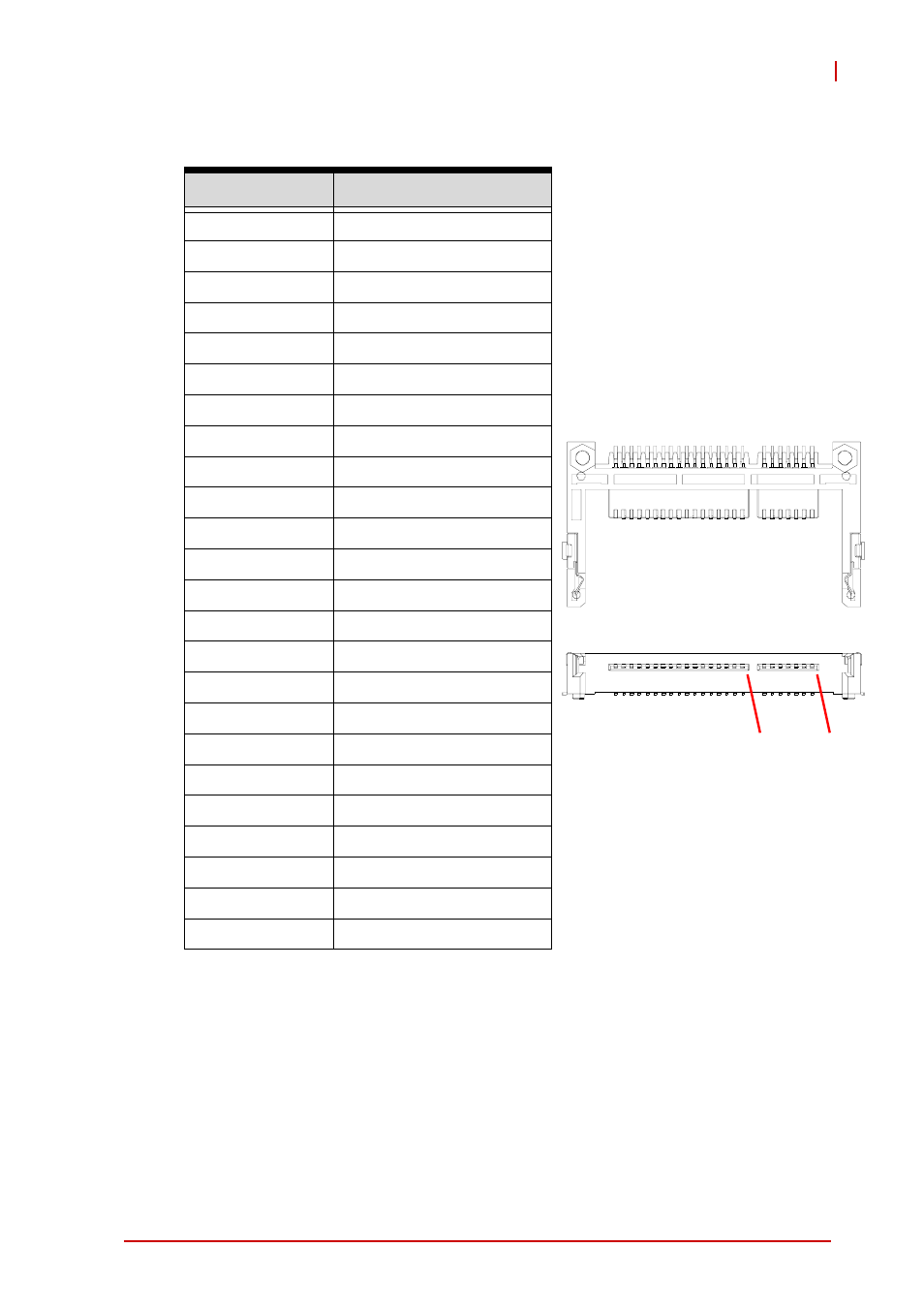 Cfast socket (on db-3cfast), Table 4-22: cfast socket pin definition | ADLINK cPCI-3971 User Manual | Page 67 / 158
