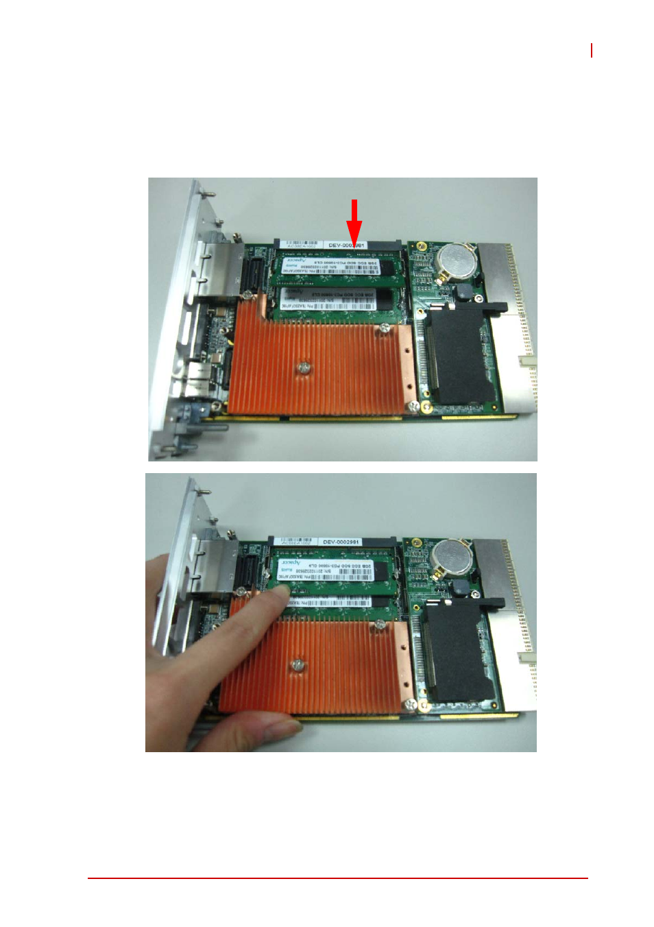 Installing the memory modules | ADLINK cPCI-3971 User Manual | Page 83 / 158