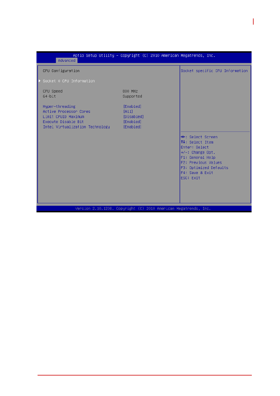 3 cpu configuration, Active processor cores, Limit cpuid maximum | ADLINK cPCI-6625 User Manual | Page 61 / 88