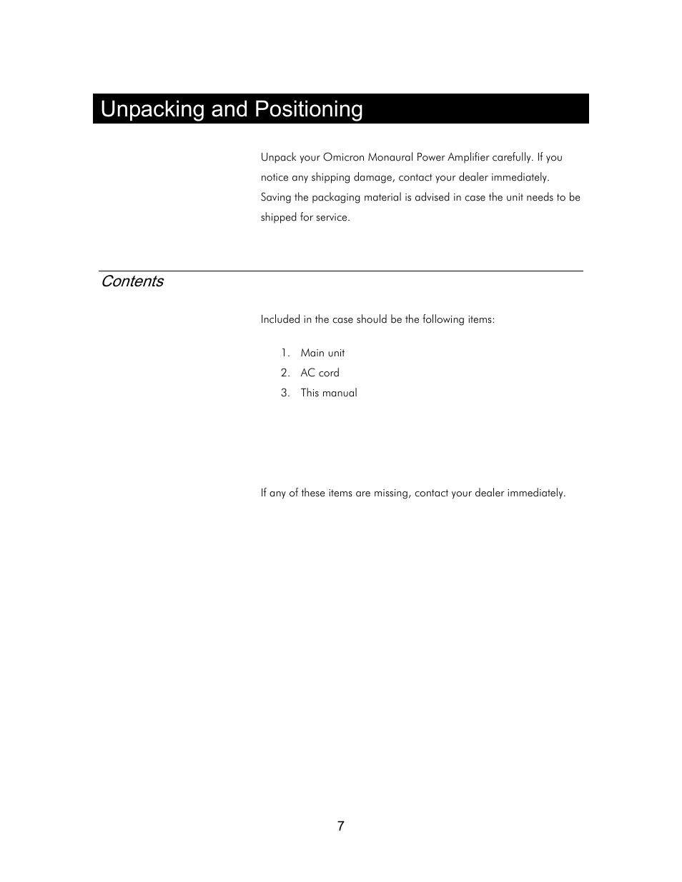 Classe Audio Classe Audio User Manual | Page 6 / 16