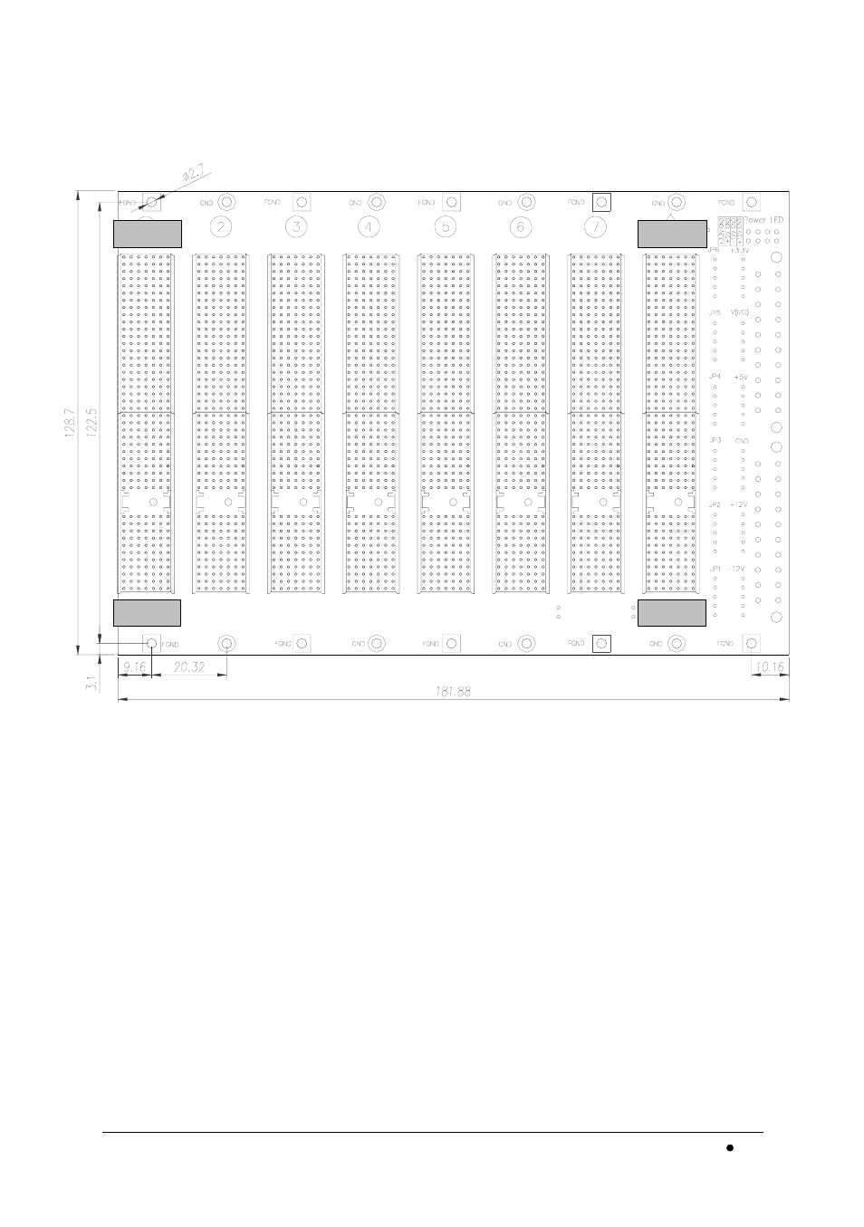 Mechanical drawing | ADLINK cPCIS-ET2600 Series User Manual | Page 17 / 52