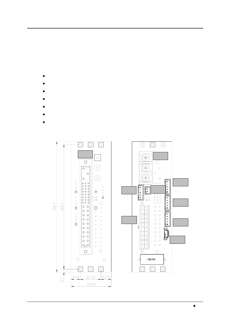 3 cbp-3061 power backplane, Specifications, Mechanical drawing | Cbp-3061 power backplane | ADLINK cPCIS-ET2600 Series User Manual | Page 29 / 52