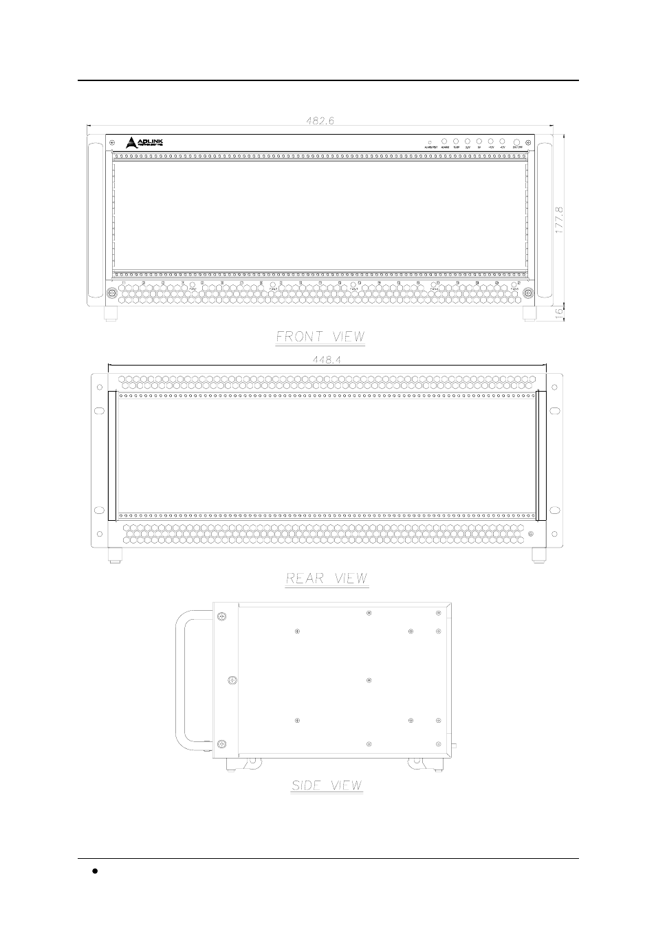 2 mechanical drawing, Mechanical drawing | ADLINK cPCIS-ET2600 Series User Manual | Page 8 / 52