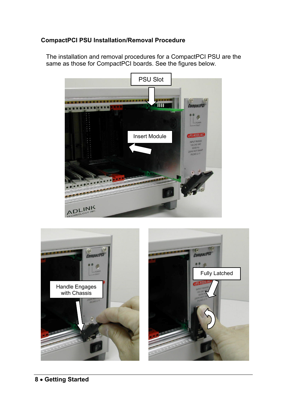 ADLINK cPCIS-2500 Series User Manual | Page 14 / 36